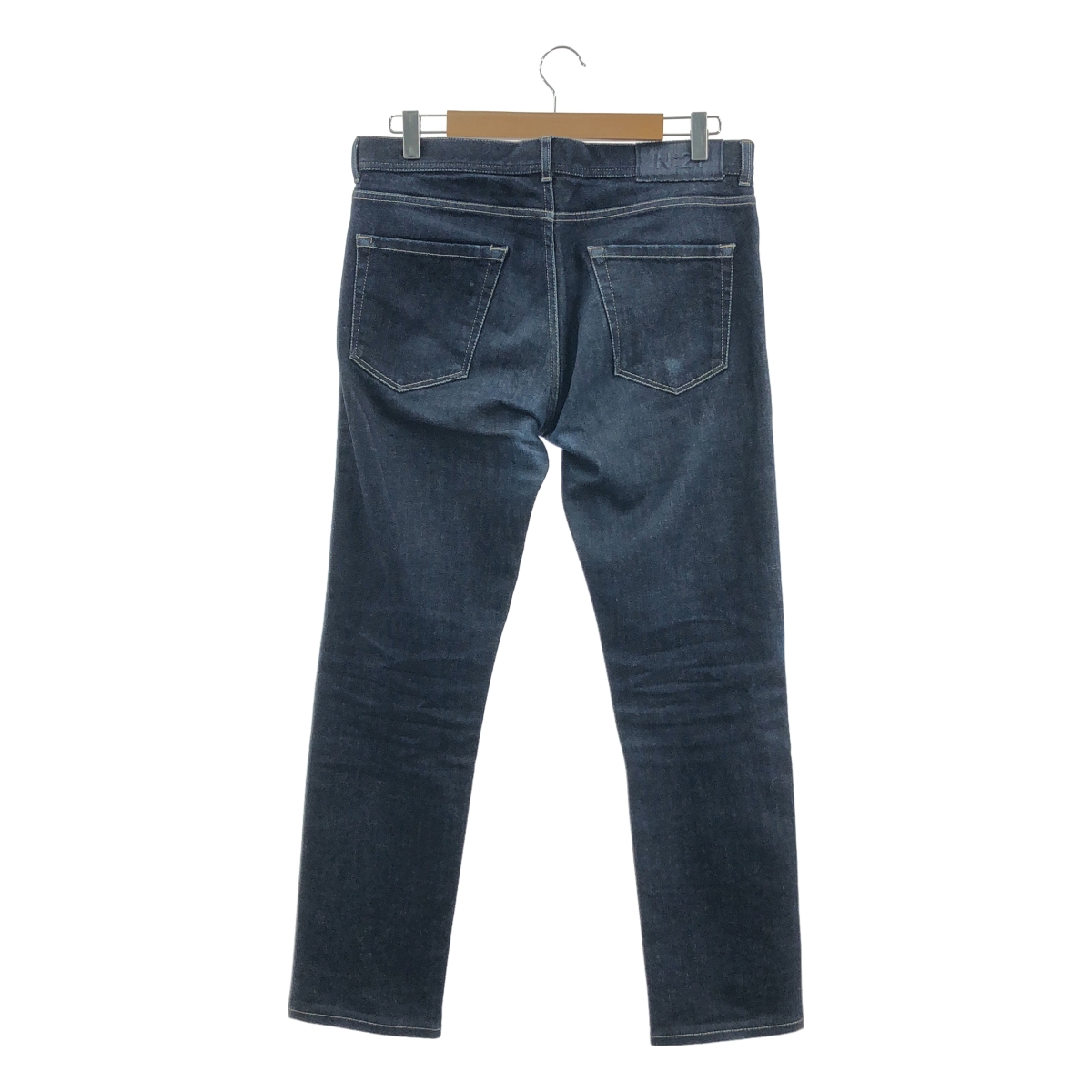 N°21 / ヌメロヴェントゥーノ ロゴパッチ 濃紺 デニム パンツ