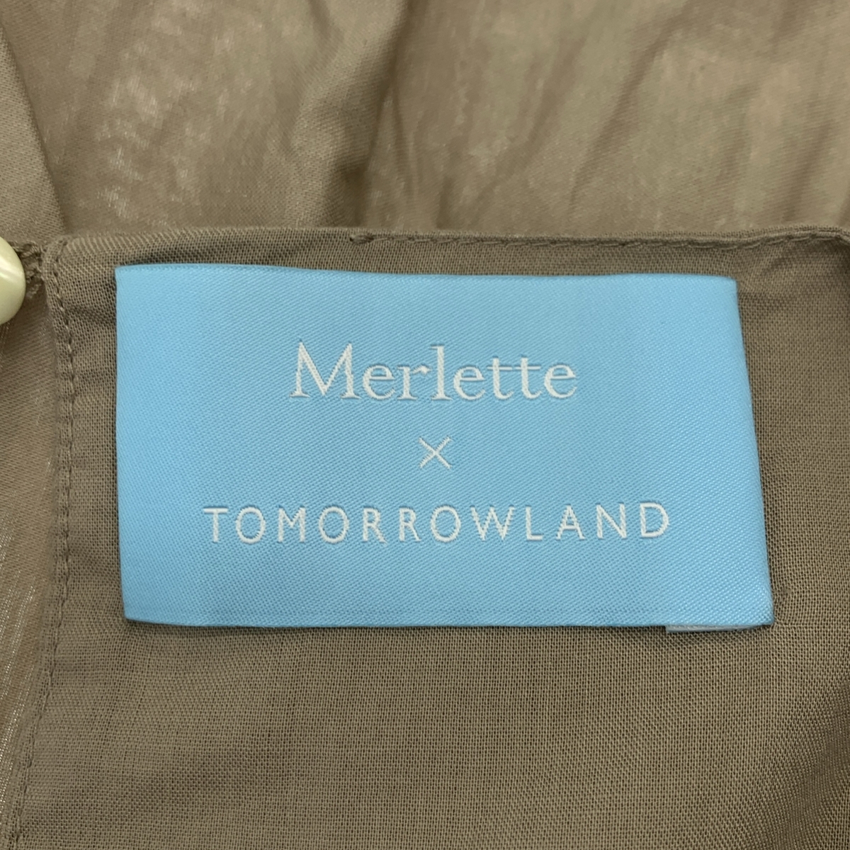 MERLETTE / マーレット × TOMORROWLAND トゥモローランド別注 ALEN ティアード ノースリーブワンピース
