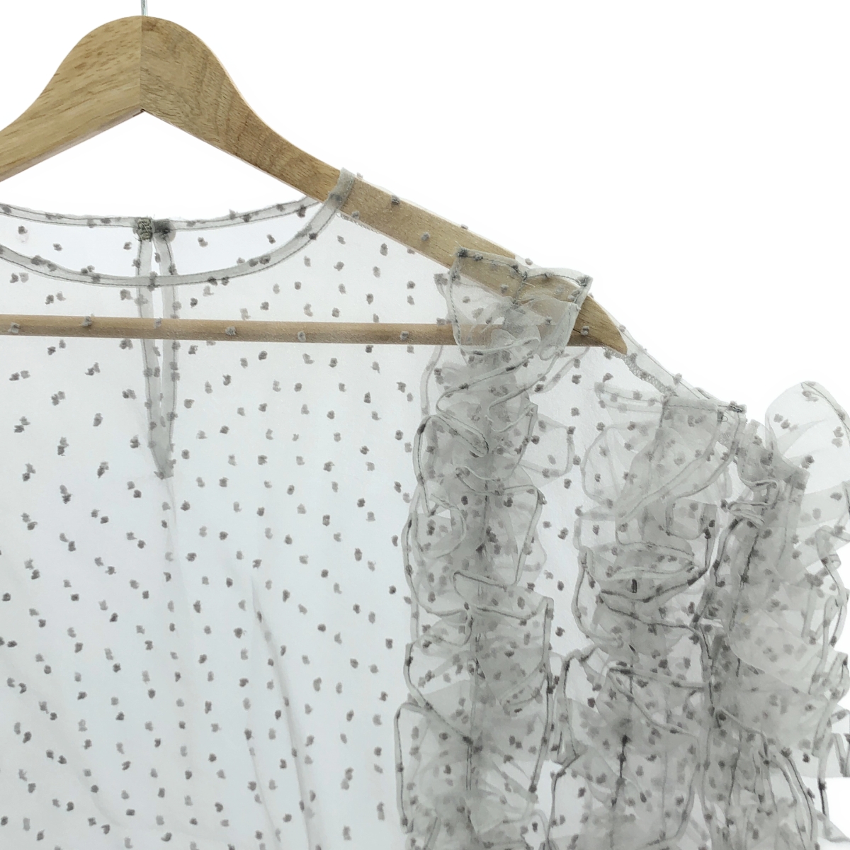 MACHATT / マチャット ドット チュール トップス ブラウス