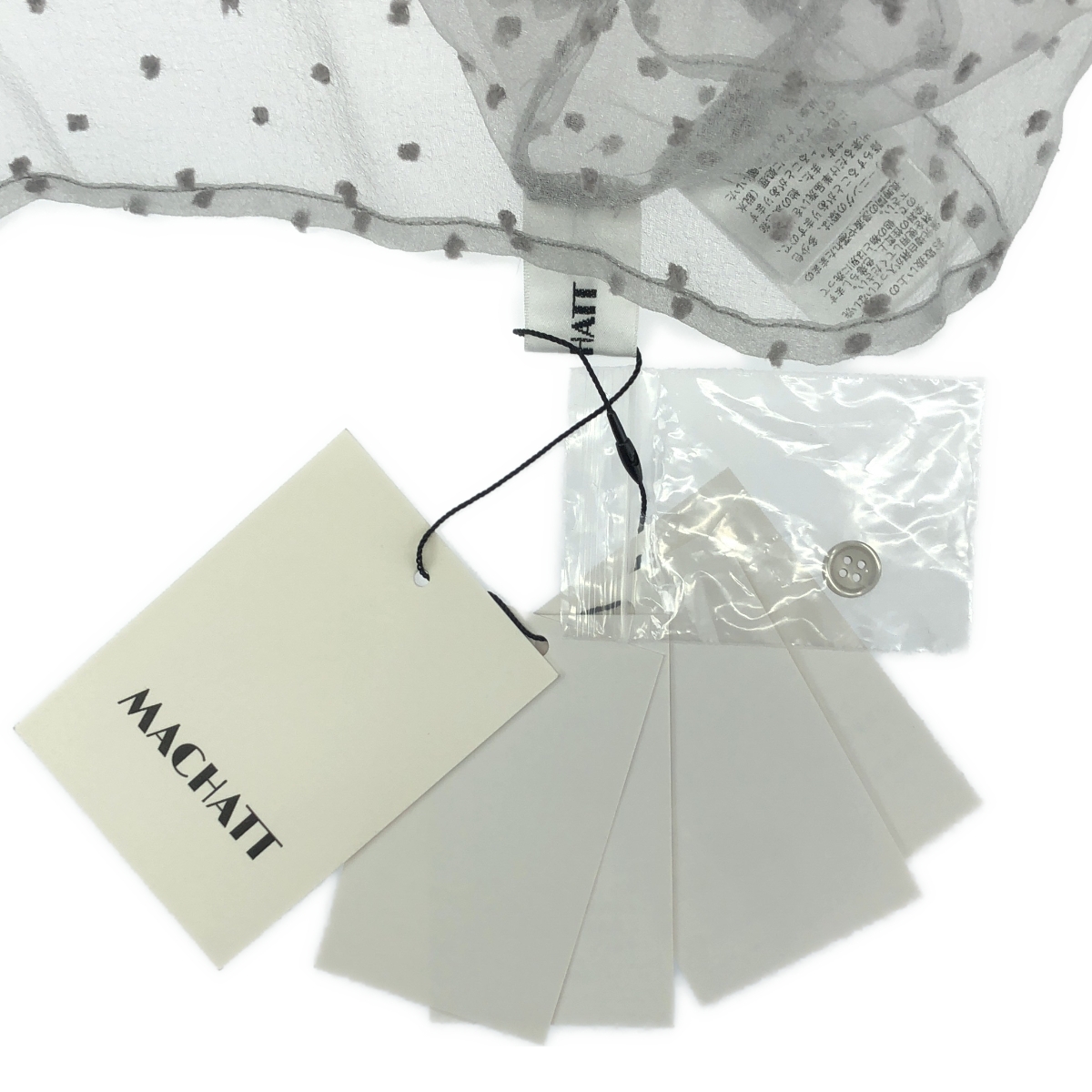 MACHATT / マチャット ドット チュール トップス ブラウス