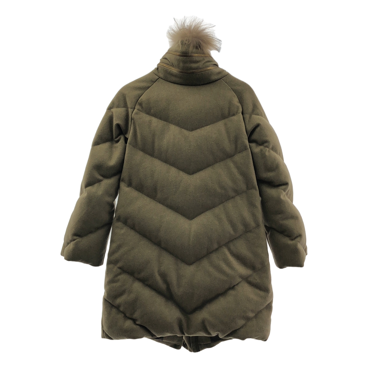 muller of yoshiokubo / ミュラーオブヨシオクボ チャイニーズラクーン ファー ダウンコート / 総裏地