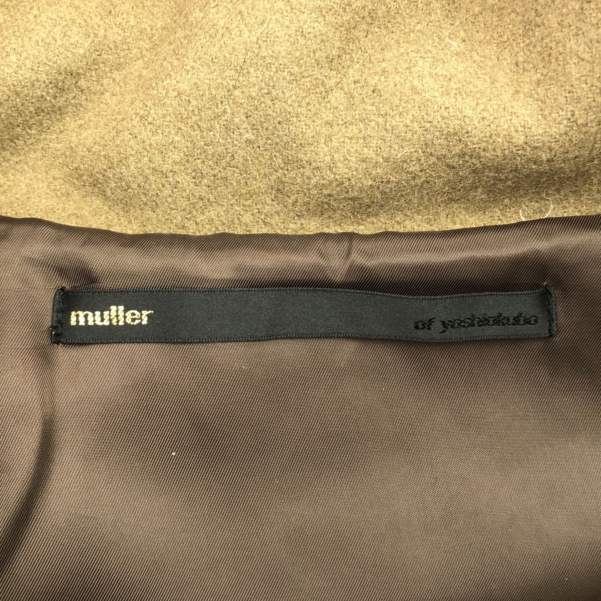 muller of yoshiokubo / ミュラーオブヨシオクボ チャイニーズラクーン ファー ダウンコート / 総裏地