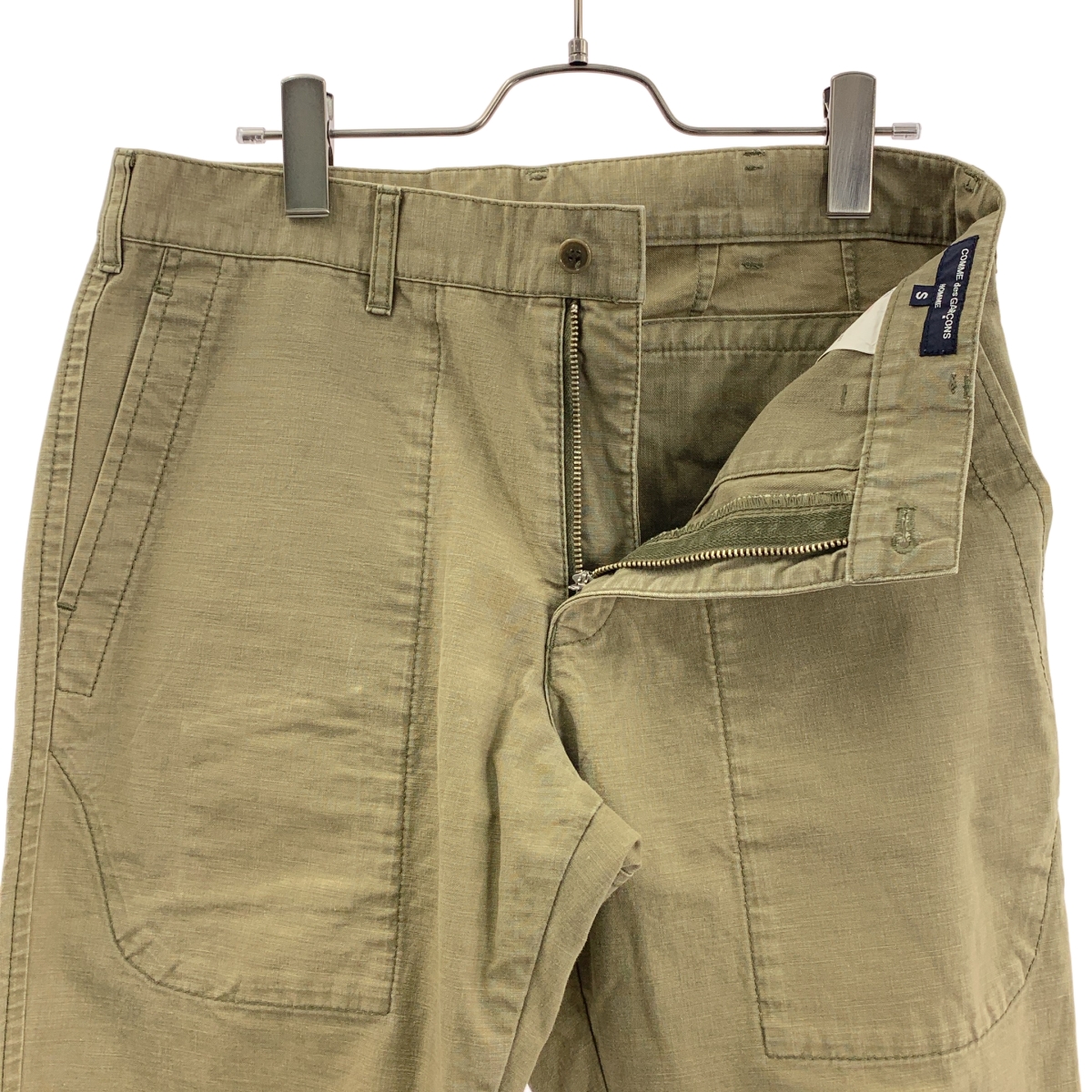 COMME des GARCONS HOMME / コムデギャルソンオム コットンサテン ベイカーパンツ