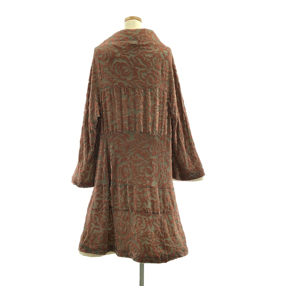 COMME des GARCONS / コムデギャルソン flowering clothes期  /フロッキーフラワー 中綿 プルオーバー ワンピース