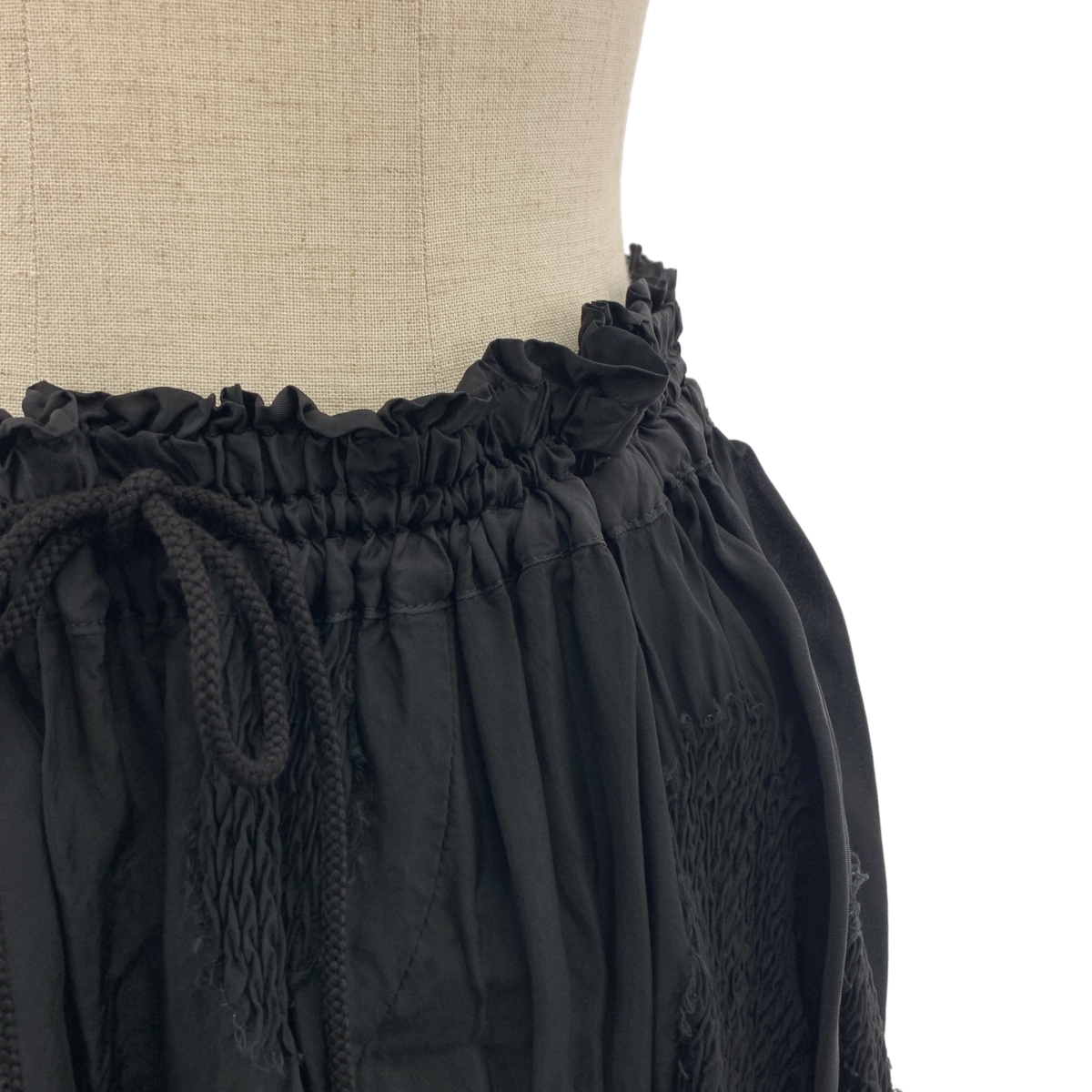 Y's / ワイズヨウジヤマモト オーバーシルエット ドローストリング ボリューム スカート