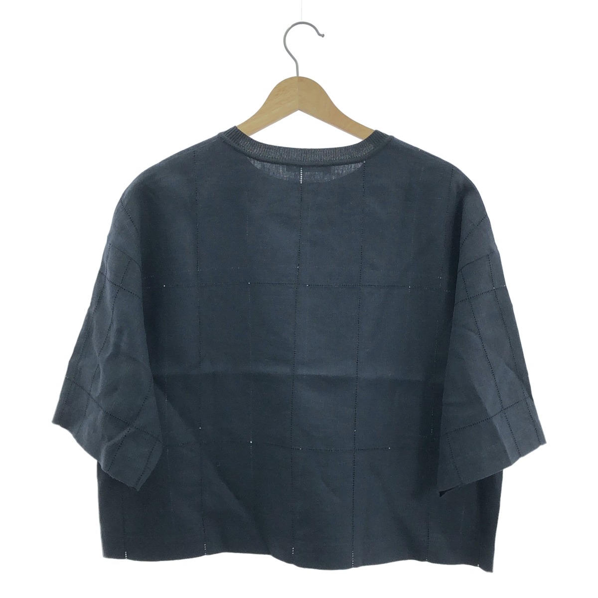 GALERIE VIE / ギャルリーヴィー リブ コンビ フレンチリネン ワイドシャツ