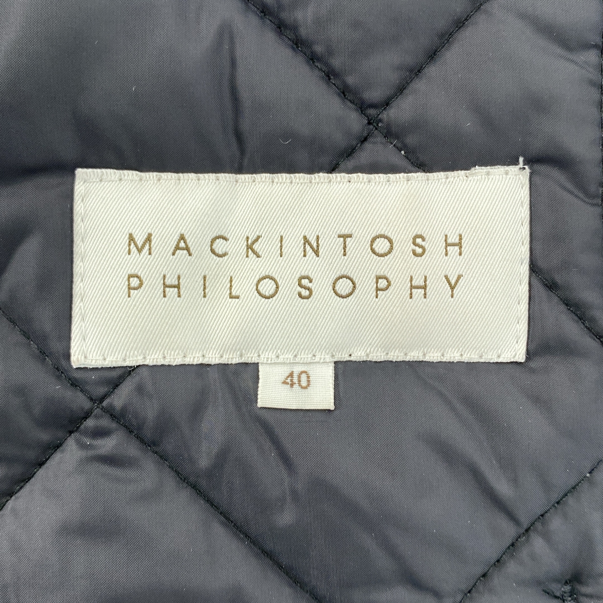 MACKINTOSH PHILOSOPHY / マッキントッシュフィロソフィー キルティング ジャケット