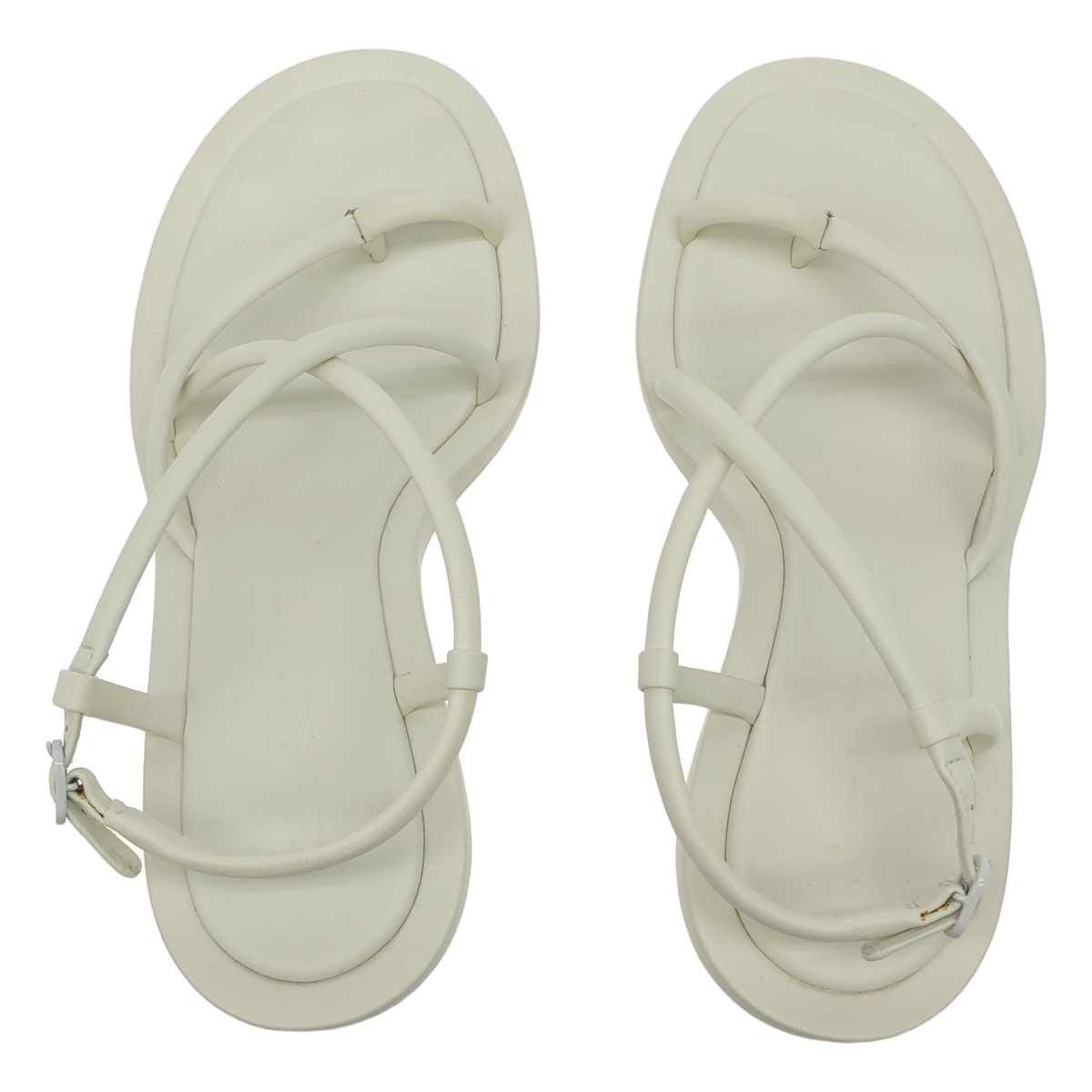 ALEXANDER MCQUEEN / アレキサンダーマックイーン アンクルストラップ キトゥンヒール サンダル