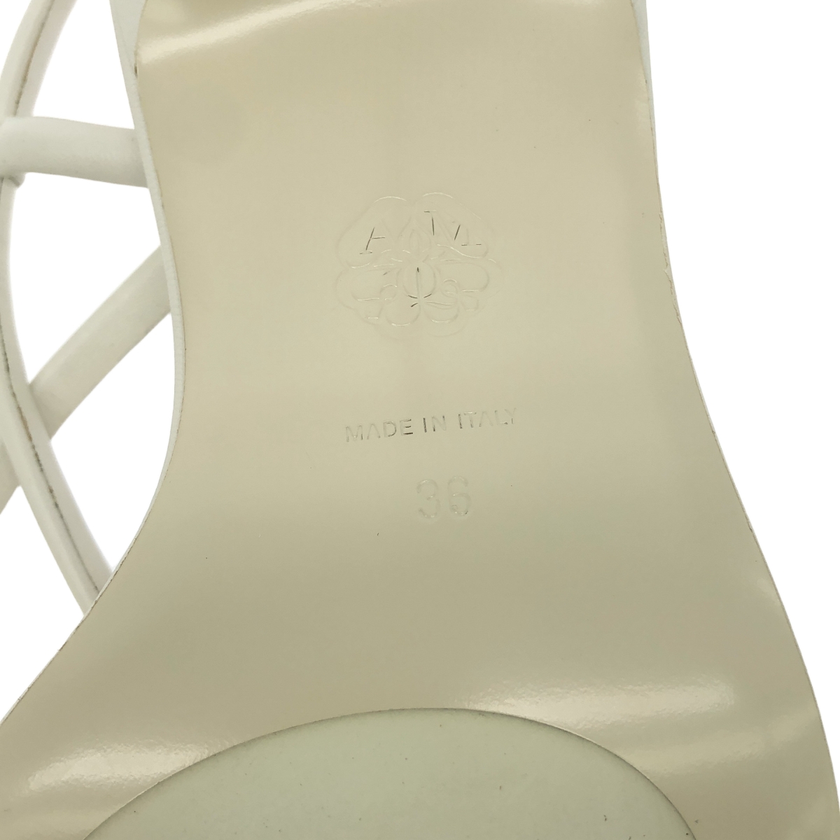 ALEXANDER MCQUEEN / アレキサンダーマックイーン アンクルストラップ キトゥンヒール サンダル