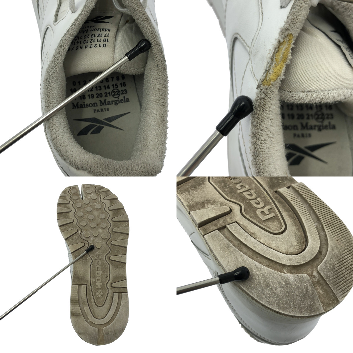 Maison Margiela / メゾンマルジェラ ×Reebok リーボック / Classic Leather Tabi クラシック レザー 足袋 スニーカー