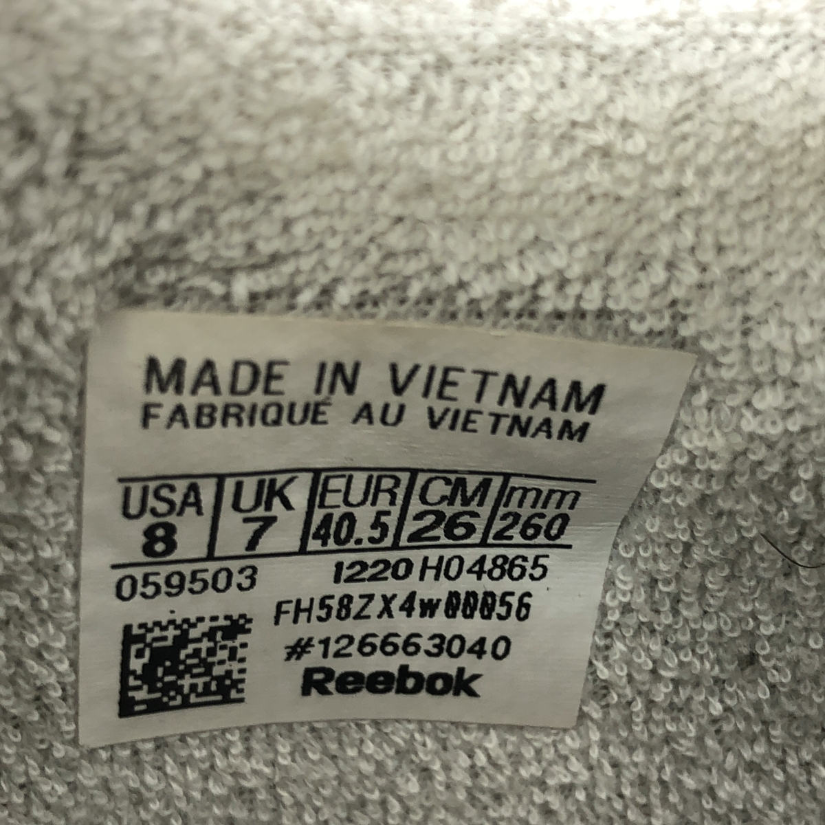 Maison Margiela / メゾンマルジェラ ×Reebok リーボック / Classic Leather Tabi クラシック レザー 足袋 スニーカー