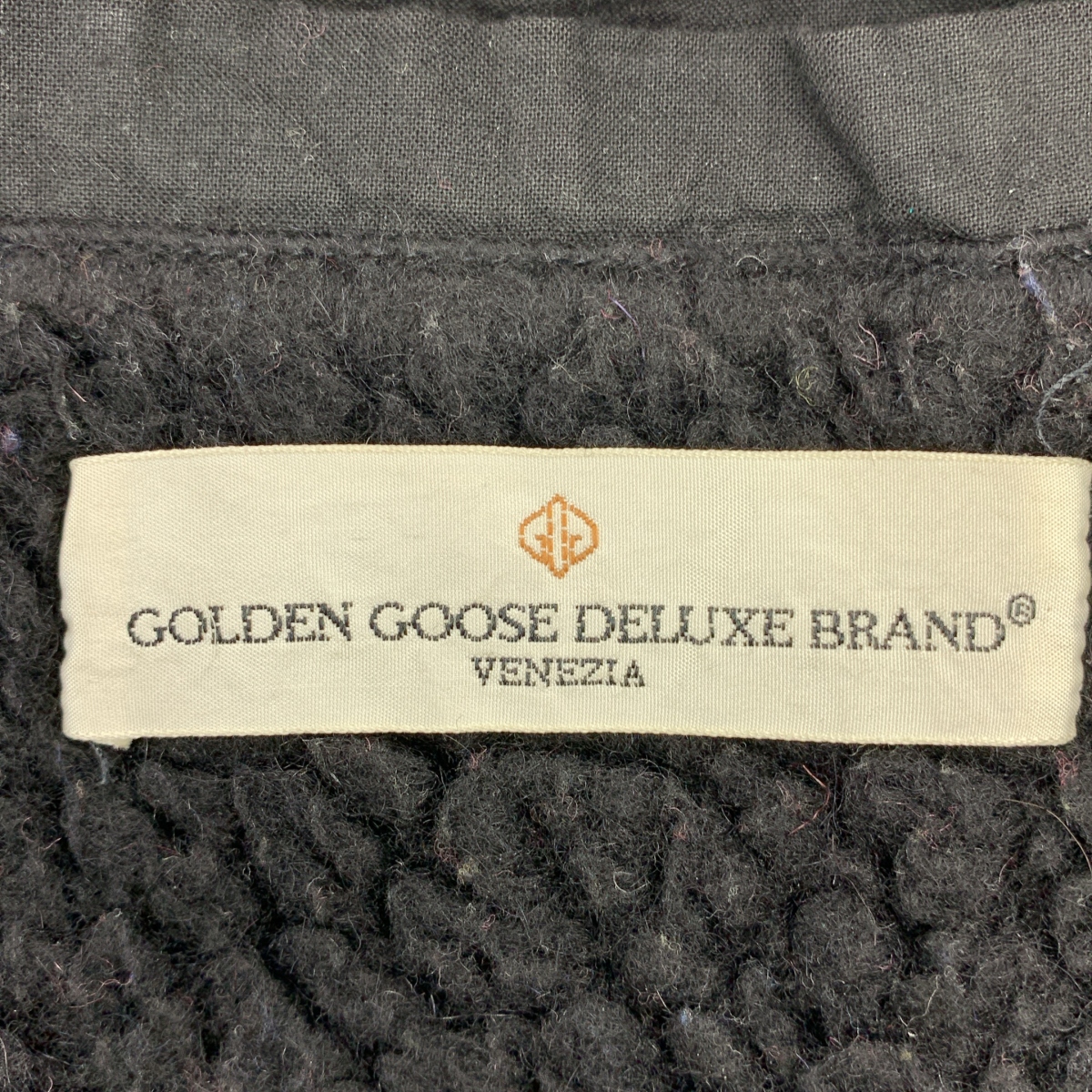 GOLDEN GOOSE / ゴールデングース カーフレザー 裏ボア ダブルライダースジャケット