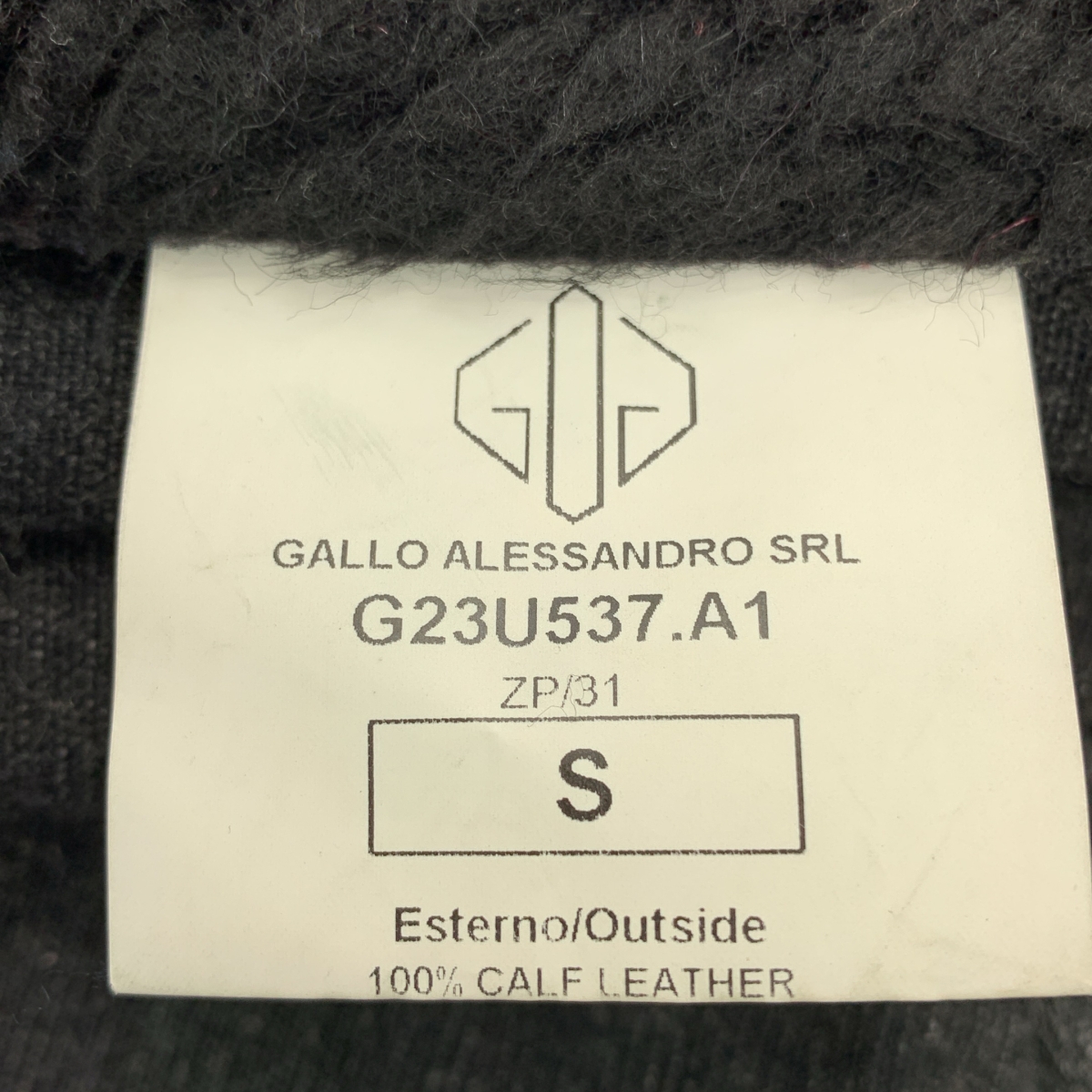 GOLDEN GOOSE / ゴールデングース カーフレザー 裏ボア ダブルライダースジャケット