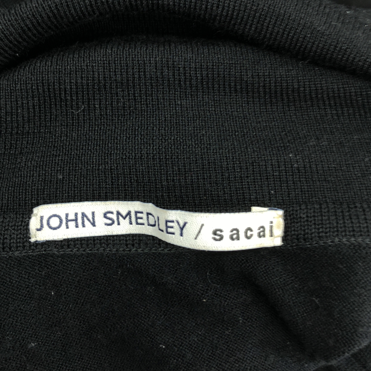 sacai / サカイ × JOHN SMEDLEY シアープリーツ タートルネックニット ワンピース