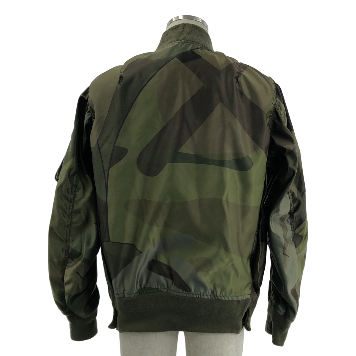 sacai / サカイ × KAWS / カウズ MA-1 Blouson / 総柄 ミリタリー フライトジャケット ボンバー ブルゾン