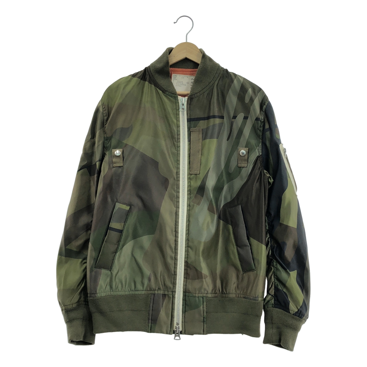 sacai / サカイ × KAWS / カウズ MA-1 Blouson / 総柄 ミリタリー フライトジャケット ボンバー ブルゾン