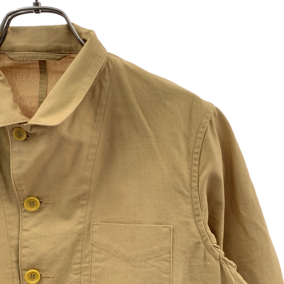 45r / フォーティファイブアール ロゴボタン シングルブレスト ジャケット