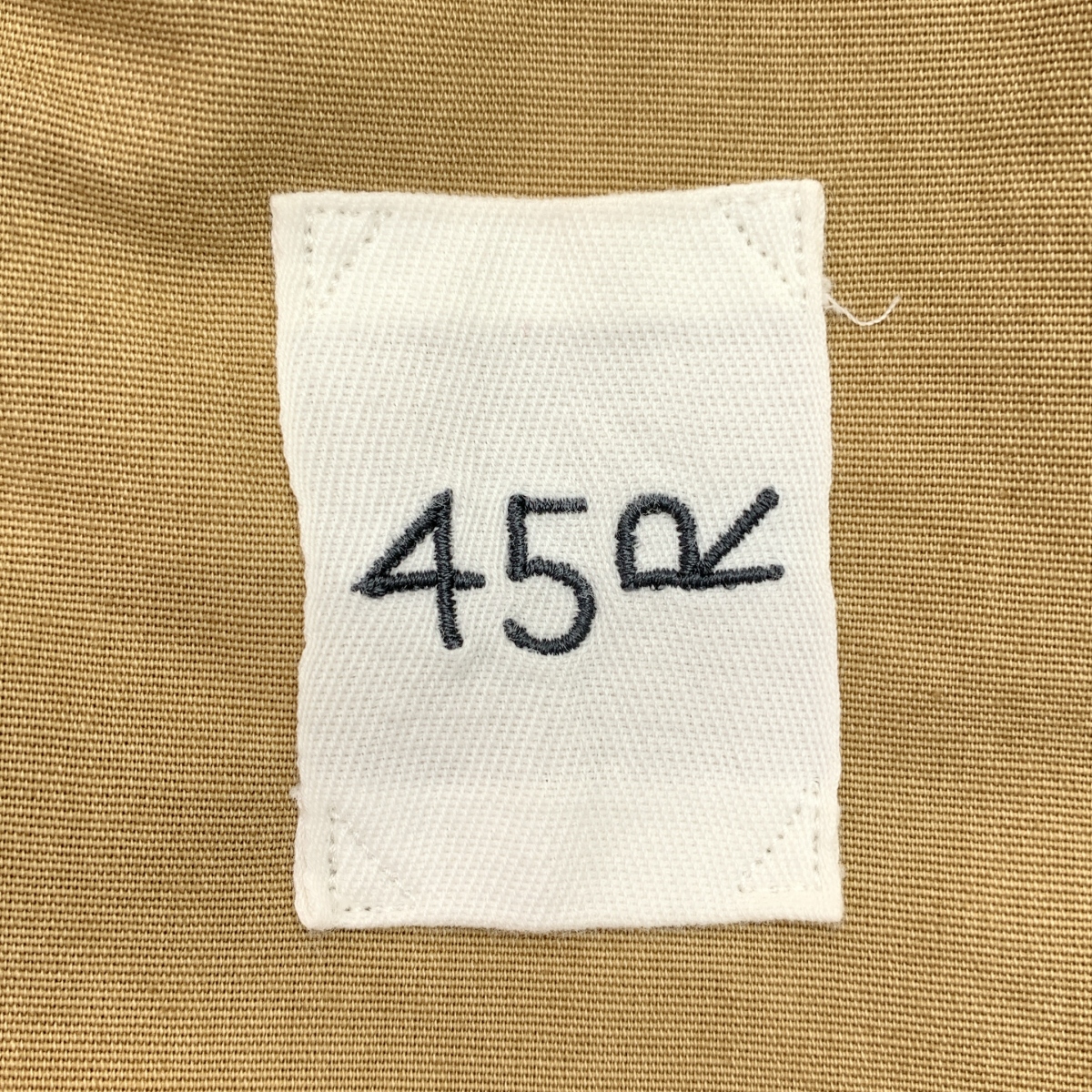 45r / フォーティファイブアール ロゴボタン シングルブレスト ジャケット