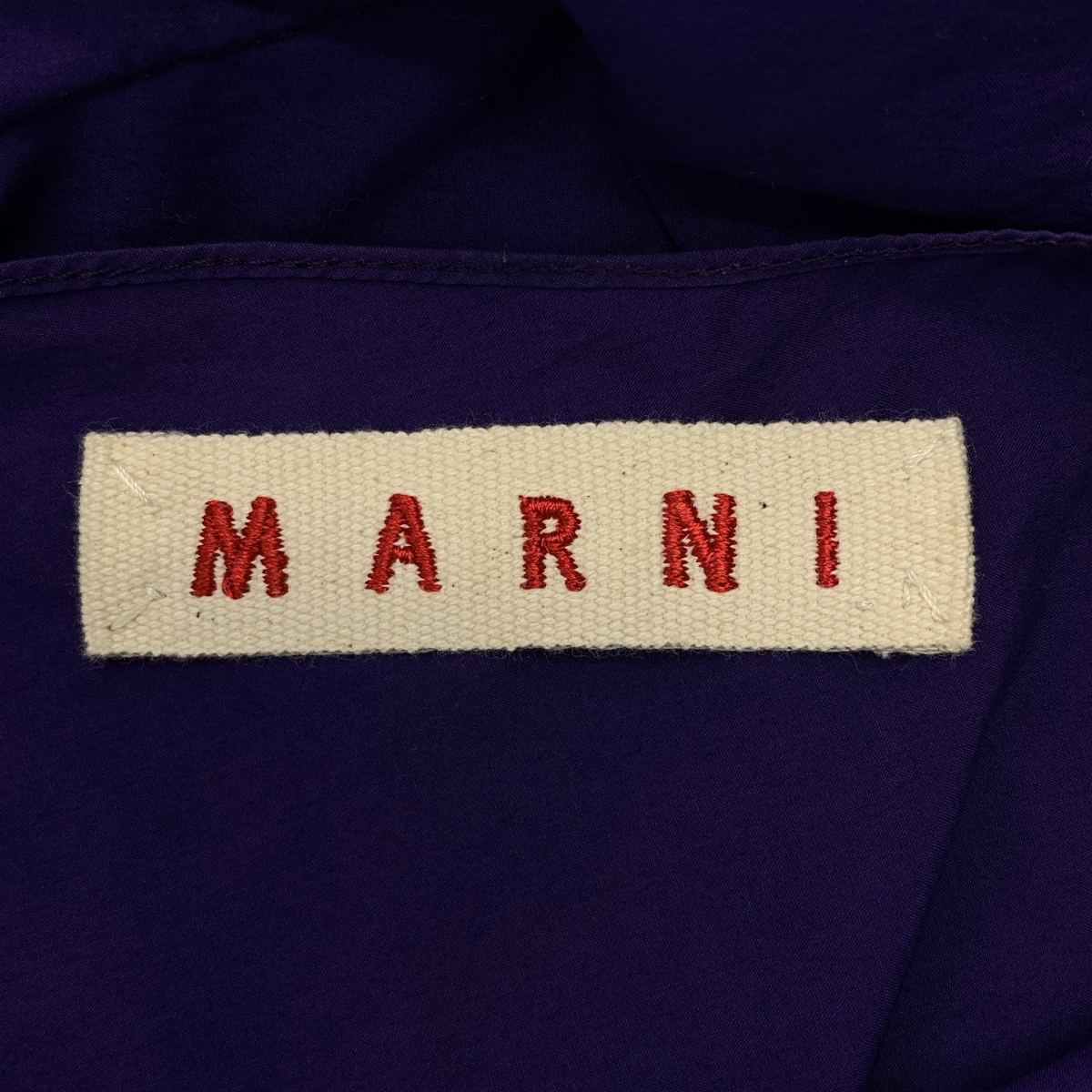 MARNI / マルニ コットン バック プリーツ ノースリーブ トップス