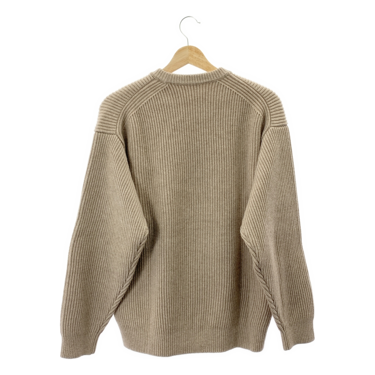 AURALEE / オーラリー CASHMERE WOOL RIB KNIT BIG P/O / カシミヤ オーバー ニット セーター