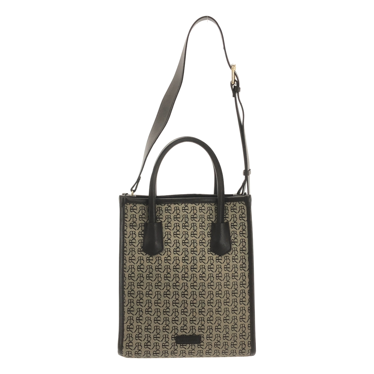 RANDEBOO / ランデブー 総柄 ロゴ 2way ショルダー付き ハンド トートバッグ