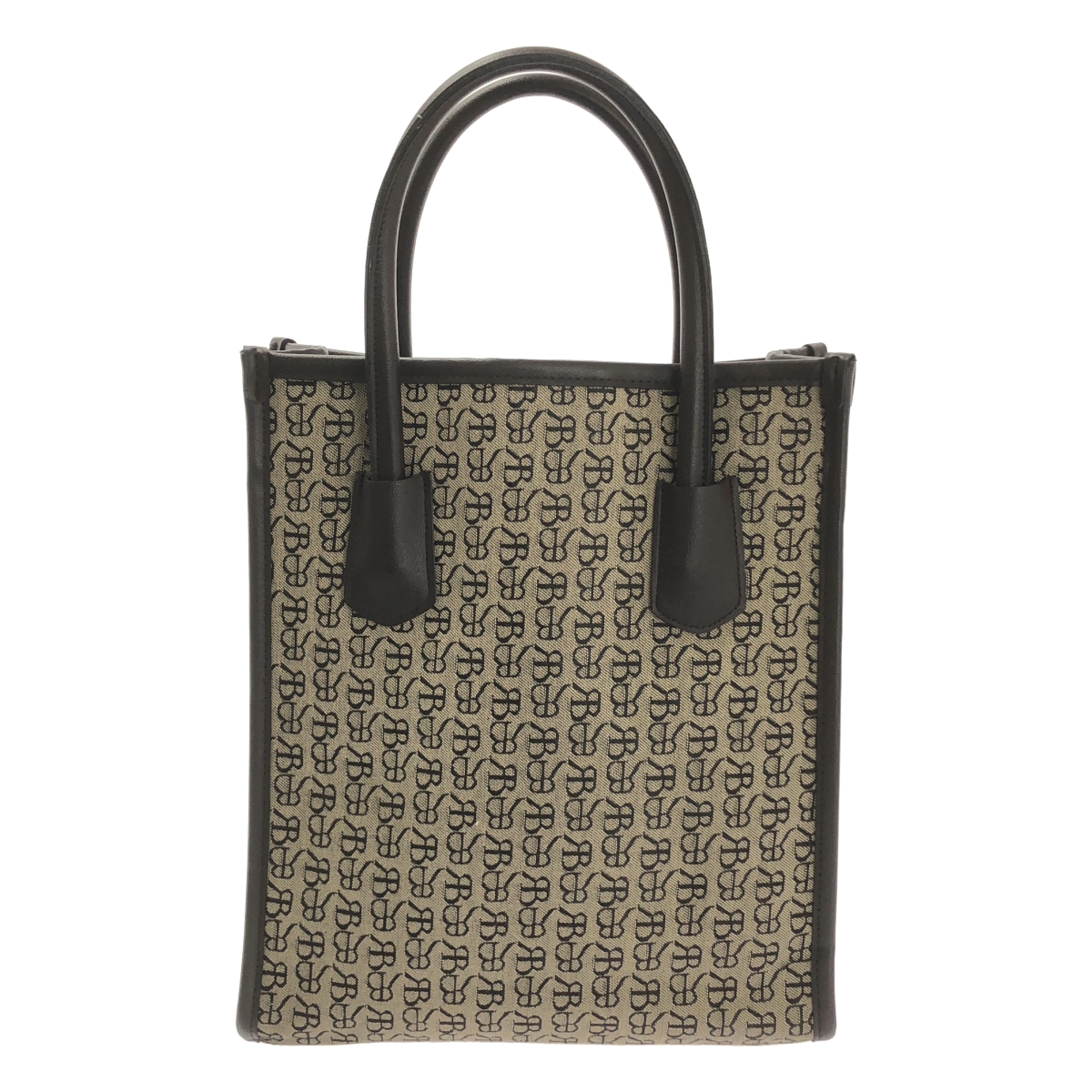 RANDEBOO / ランデブー 総柄 ロゴ 2way ショルダー付き ハンド トートバッグ