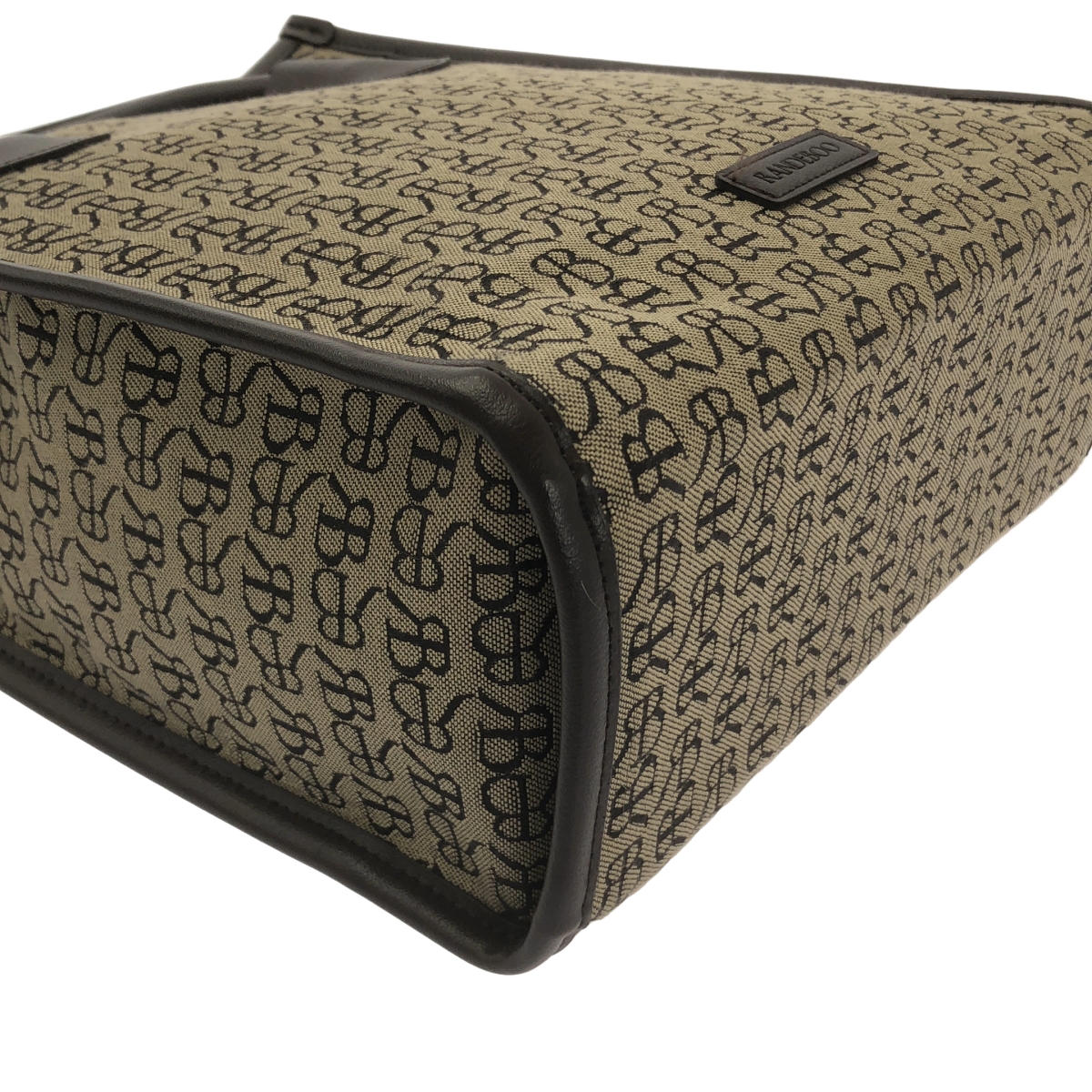 RANDEBOO / ランデブー 総柄 ロゴ 2way ショルダー付き ハンド トートバッグ