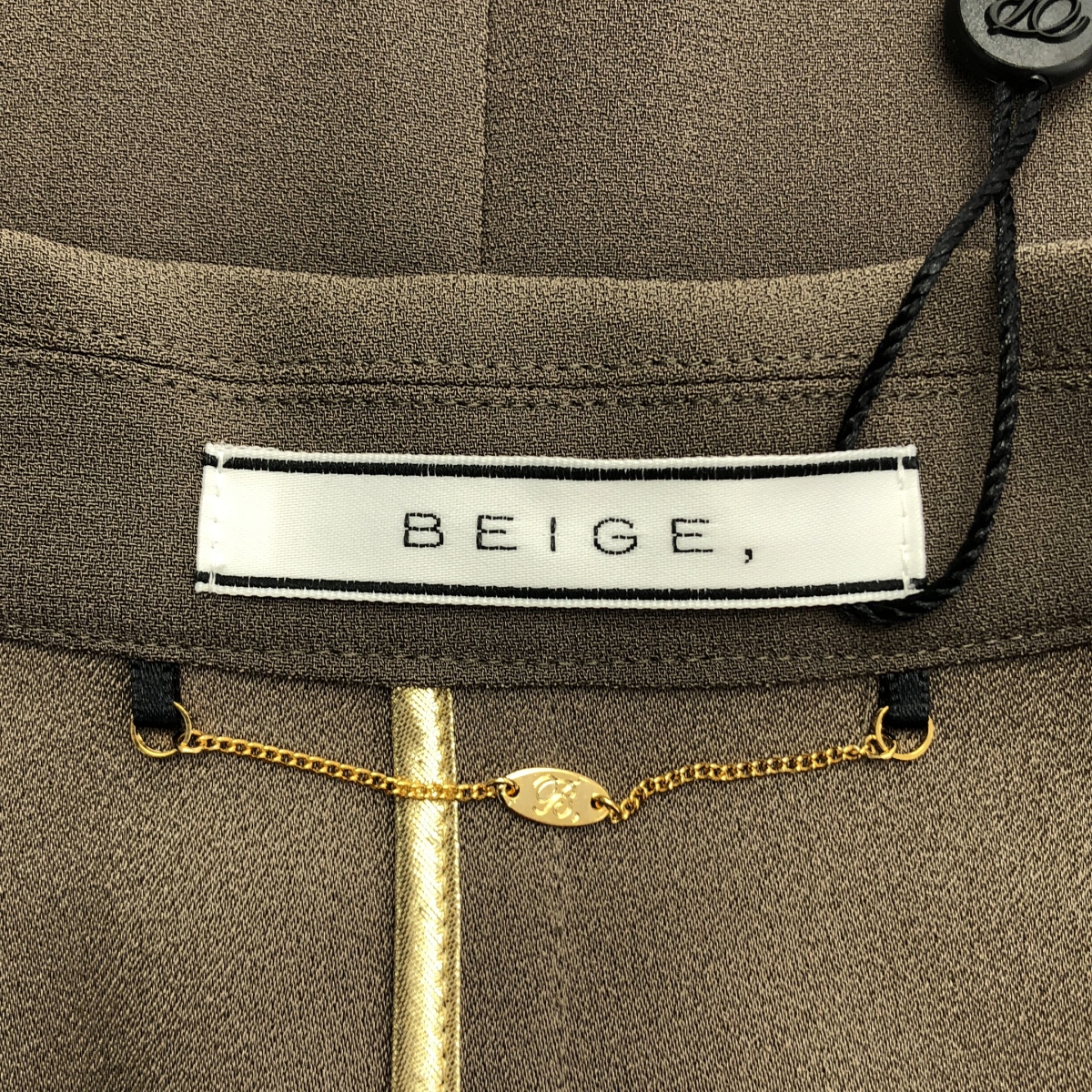 BEIGE， / ベイジ CINDY / トリアセテート シングルブレスト ジャケット