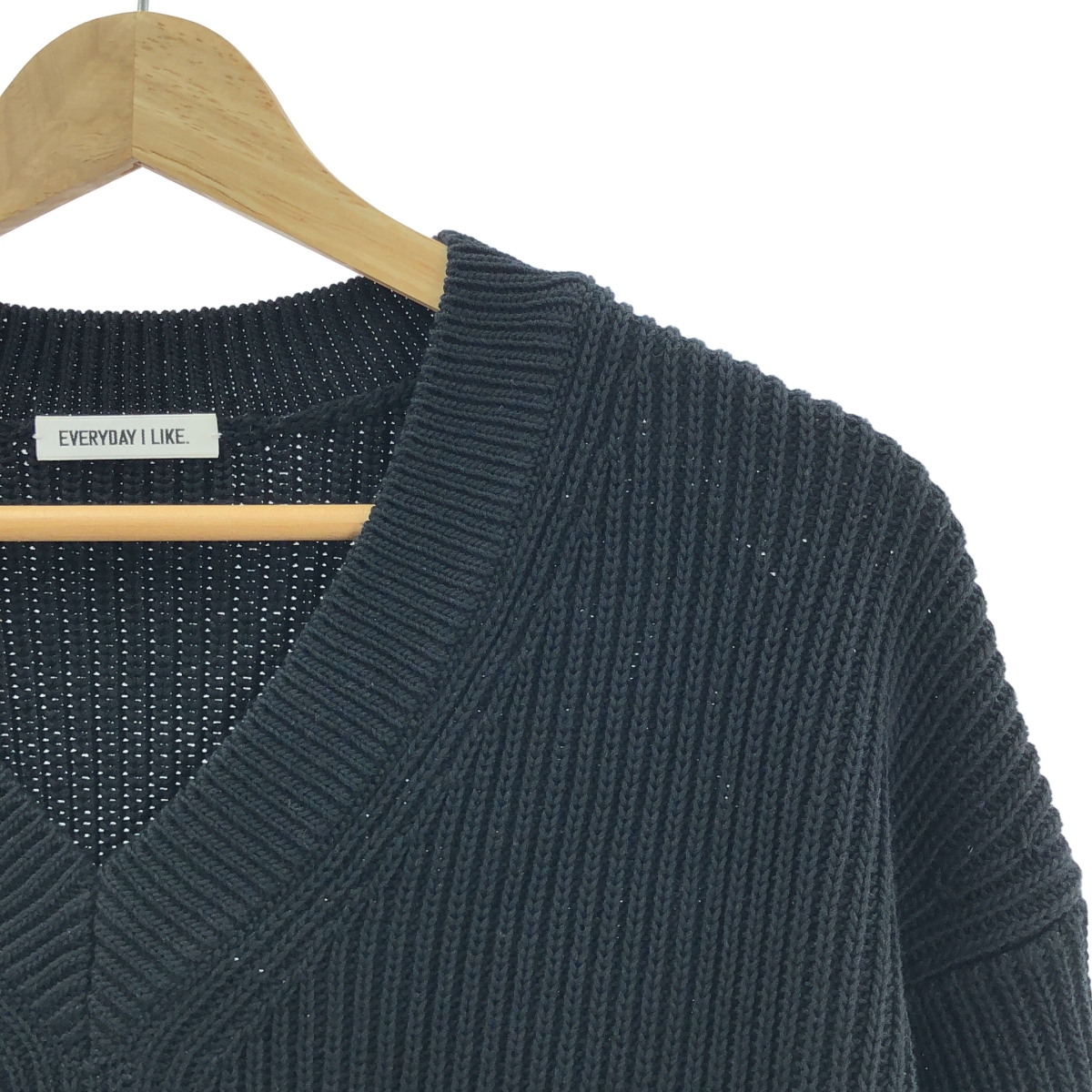 MUSE de Deuxieme Classe / ミューズドゥーズィーエムクラス Design Sleeve Cropped / プルオーバー ニット セーター