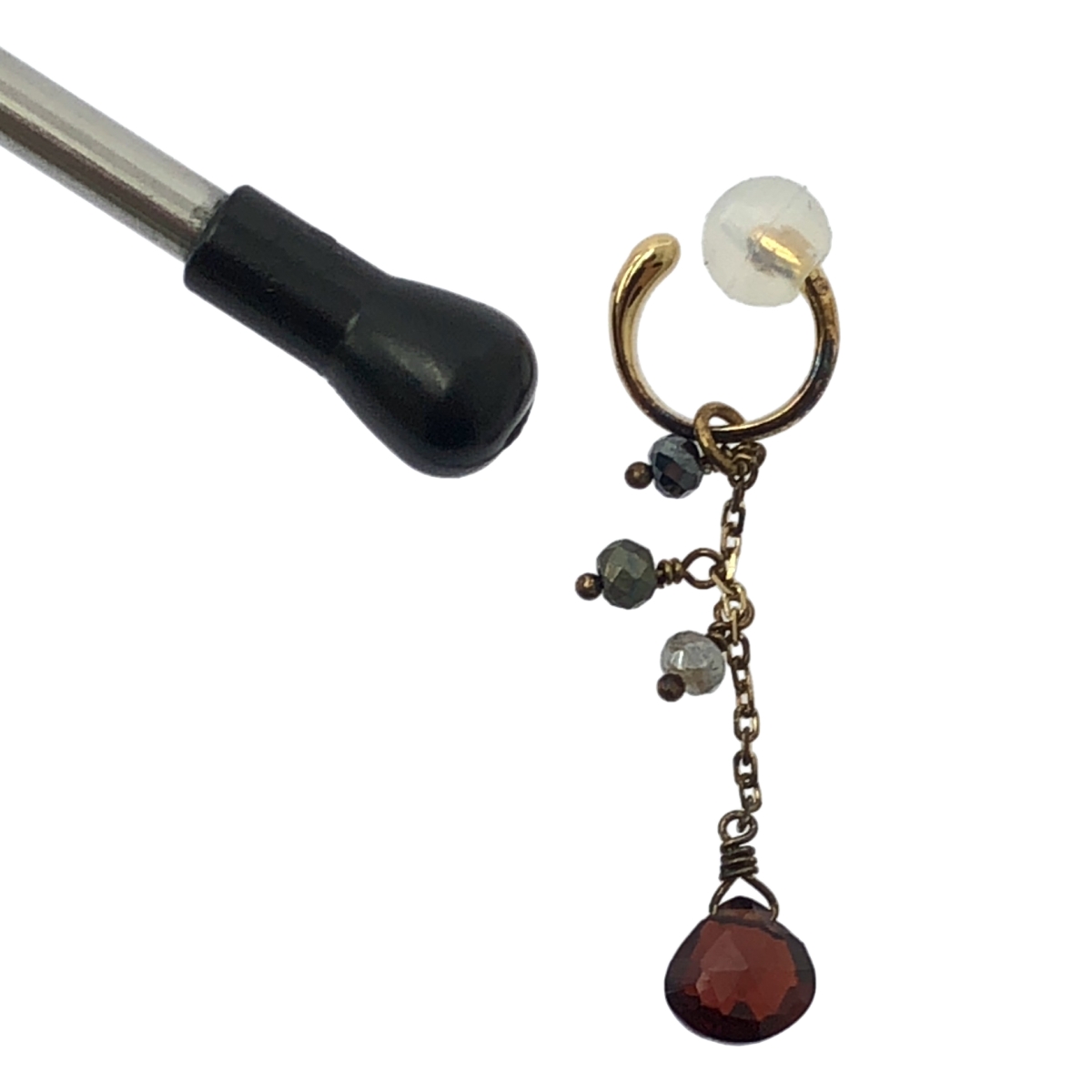 ete / エテ チャーム付 イヤーカフ シルバー925