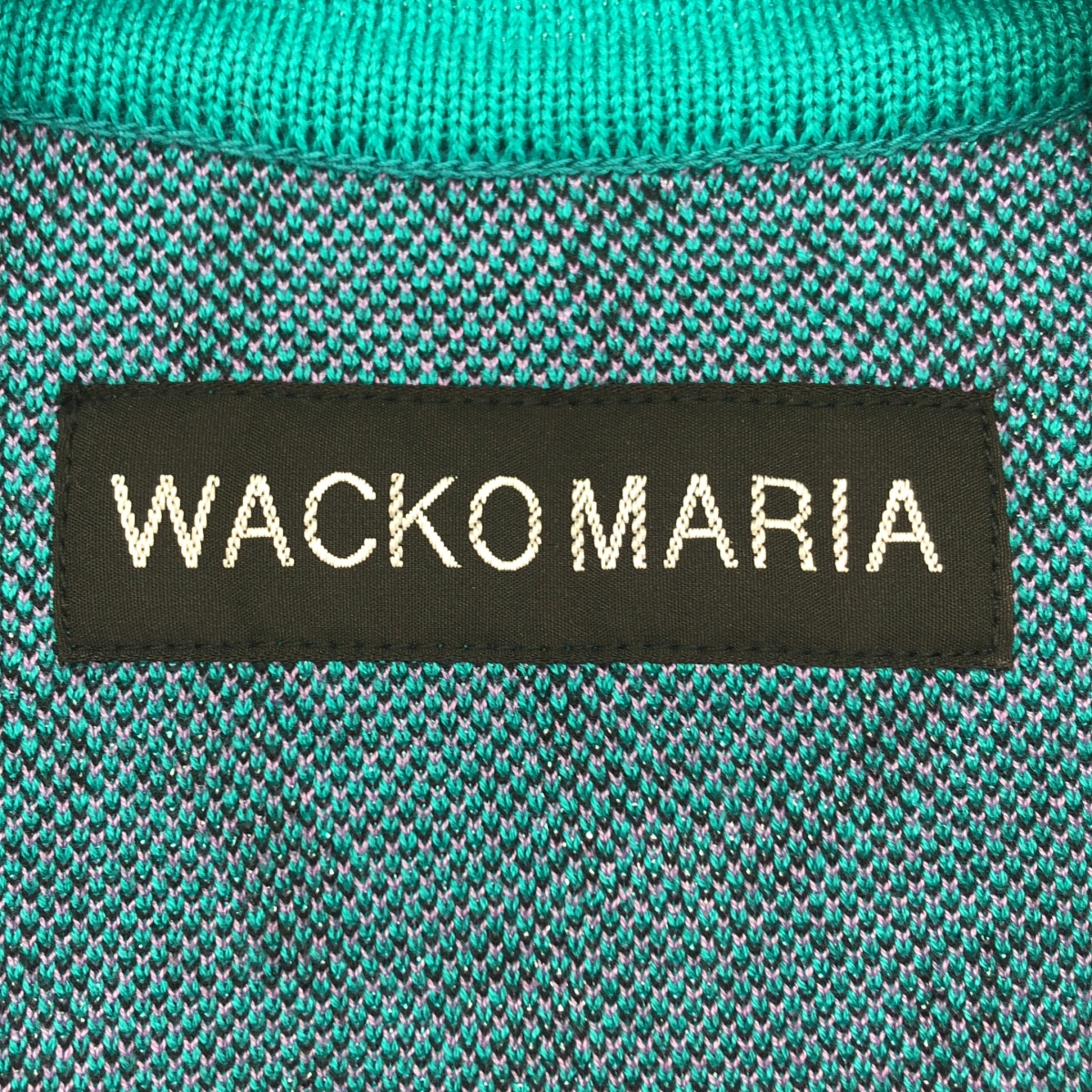 WACKO MARIA / ワコマリア LEOPARD KNIT POLO SHIRT / 総柄 レオパード ニット ポロシャツ