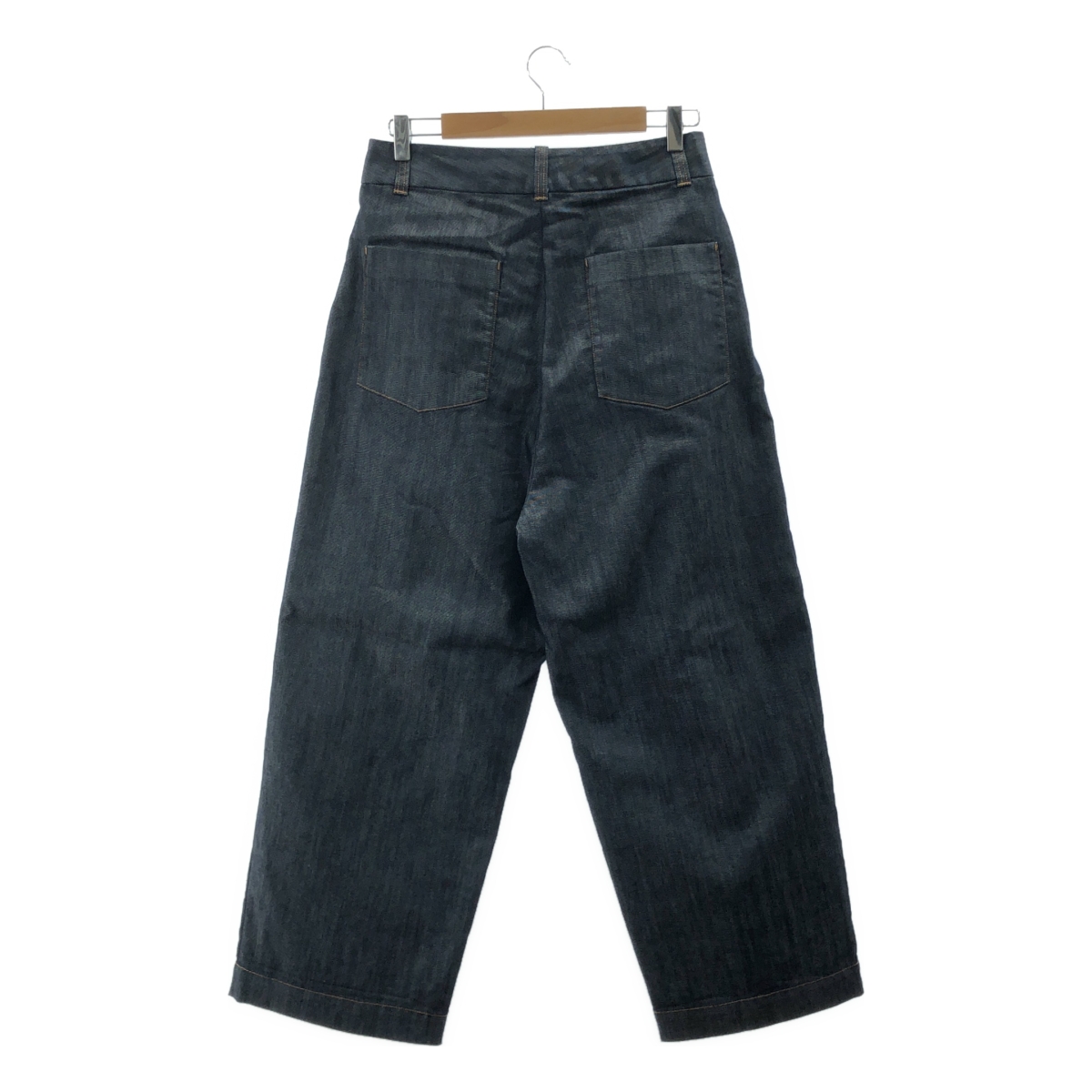TOMORROWLAND / トゥモローランド コットンポリエステル デニム 1プリーツ スーパーワイドパンツ