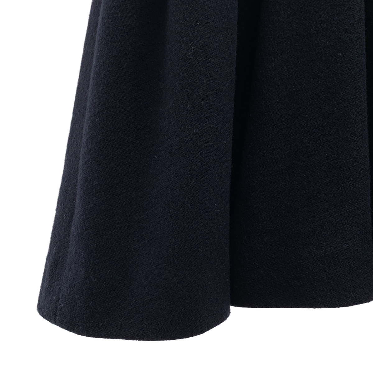 ESTNATION / エストネーション ウール バックジップ ドレス ワンピース / 裏地付き