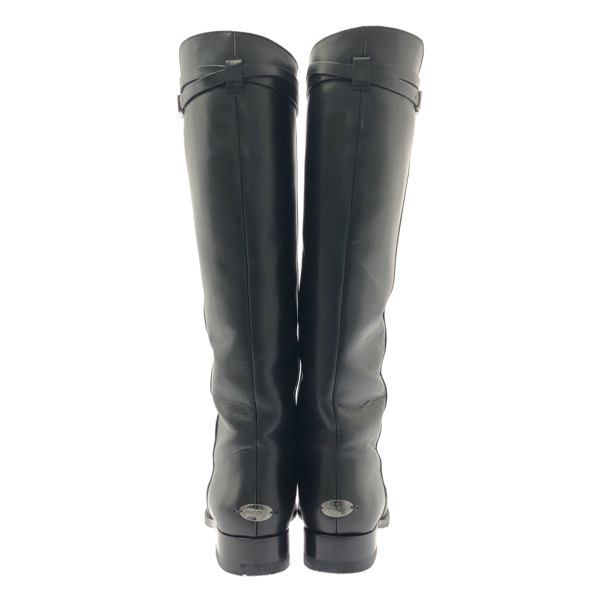 JIMMY CHOO / ジミーチュウ レザー ベルト ロングブーツ