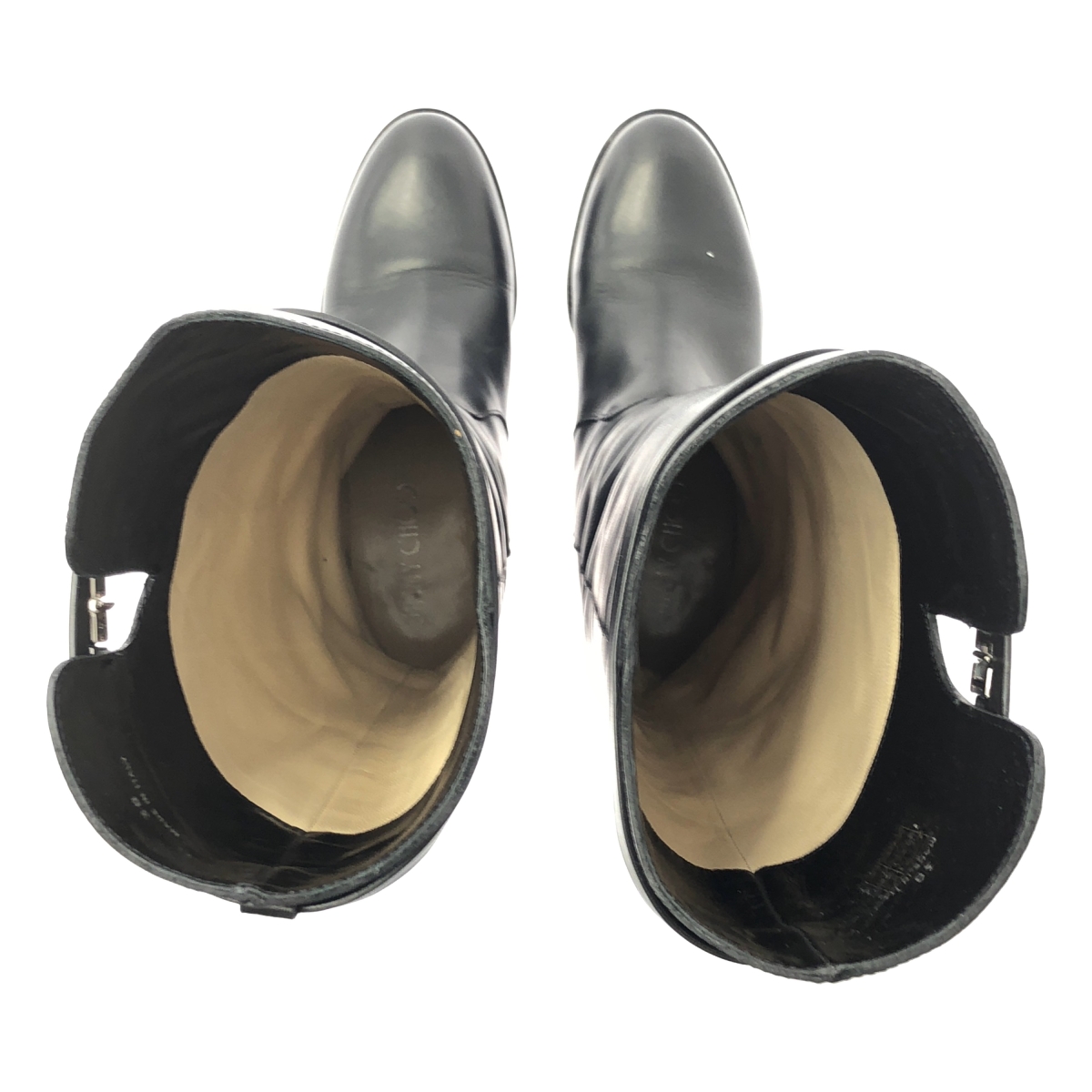 JIMMY CHOO / ジミーチュウ レザー ベルト ロングブーツ