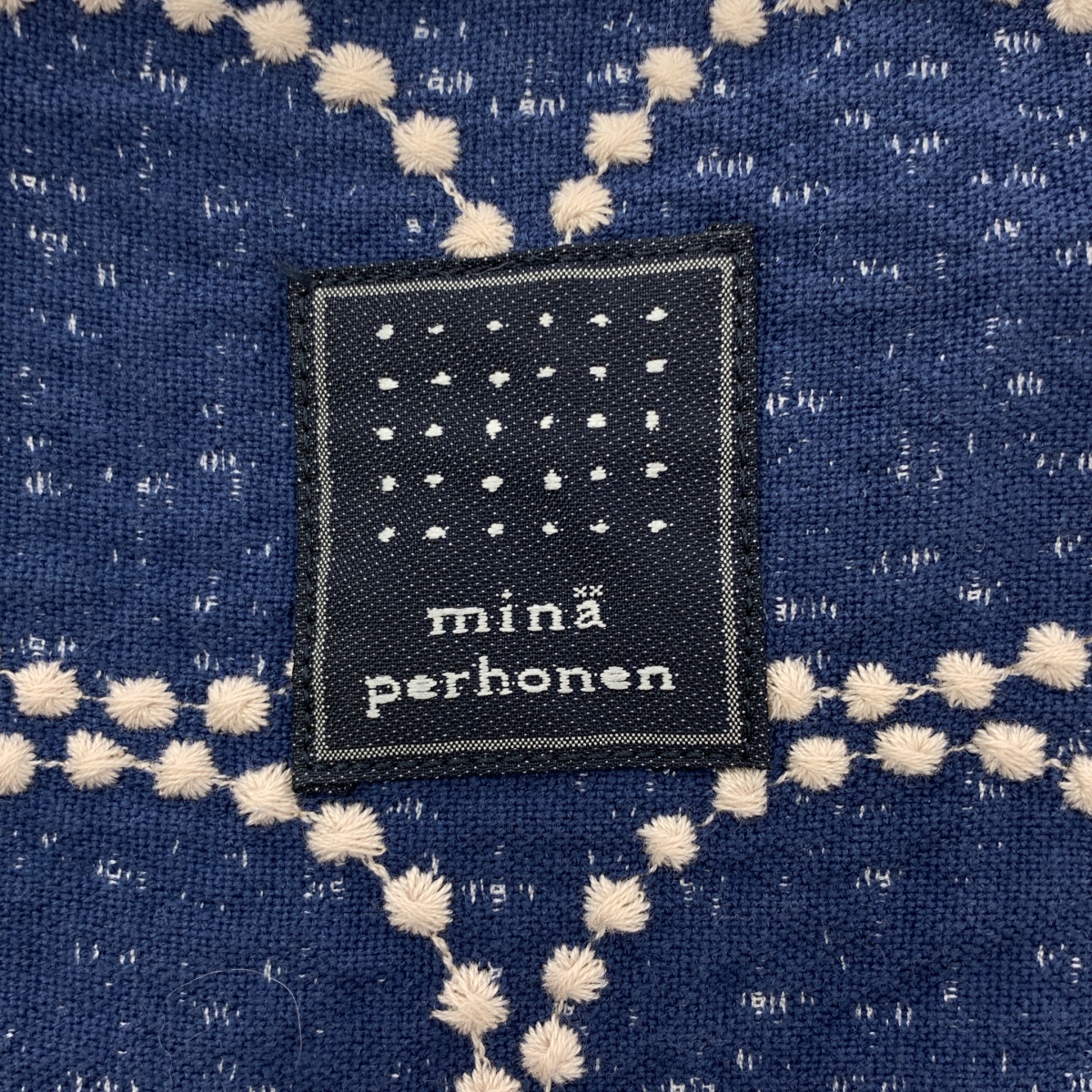 mina perhonen / ミナペルホネン tambourine タンバリン 刺しゅう minibaggu