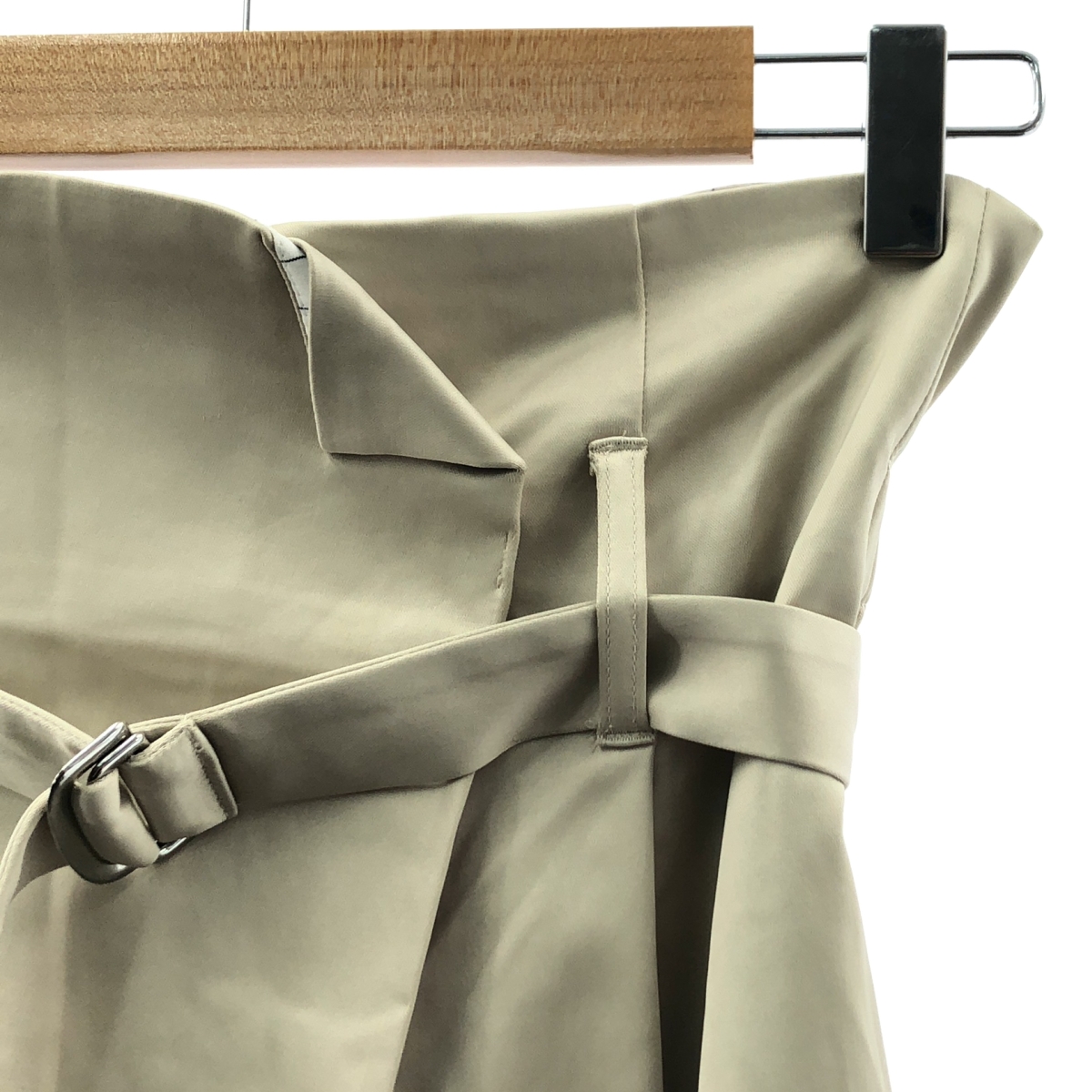 FREY / フレイ SATIN WATER PANTS / ベルテッド パンツ