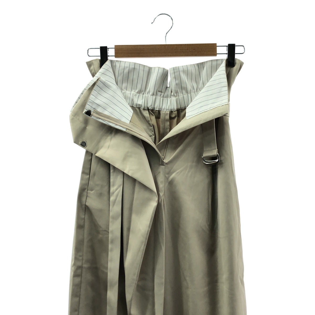 FREY / フレイ SATIN WATER PANTS / ベルテッド パンツ