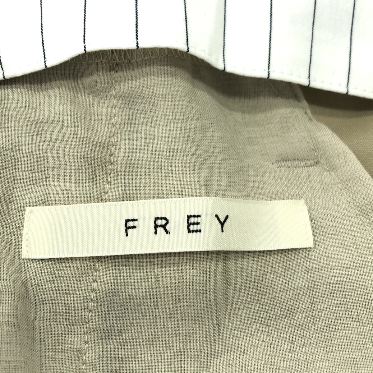 FREY / フレイ SATIN WATER PANTS / ベルテッド パンツ