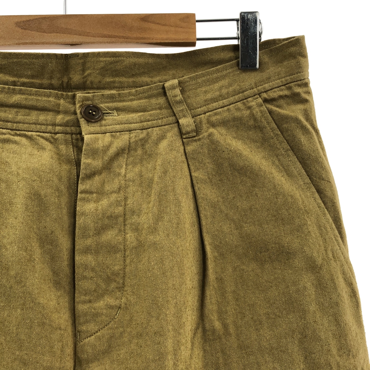 nest robe / ネストローブ コットン タックパンツ