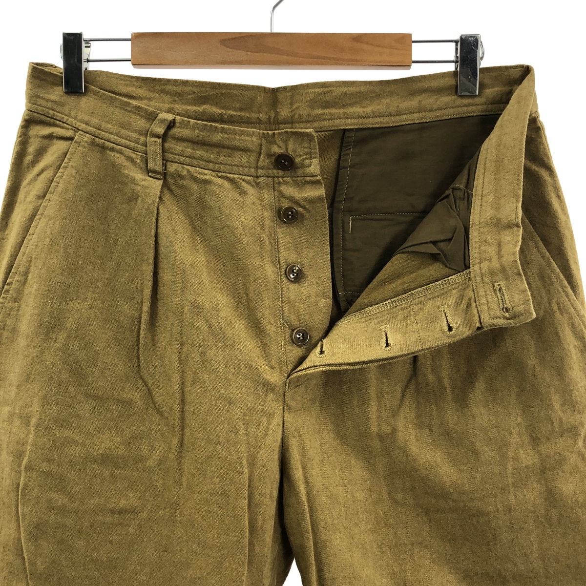 nest robe / ネストローブ コットン タックパンツ