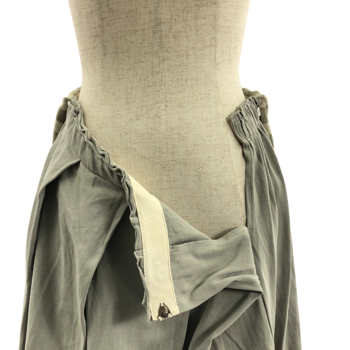 Y's / ワイズヨウジヤマモト コットン ニット フック式 ロングスカート