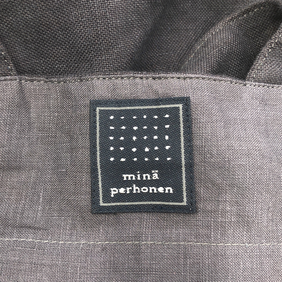 mina perhonen / ミナペルホネン travel  パニーニ リネン トートバッグ