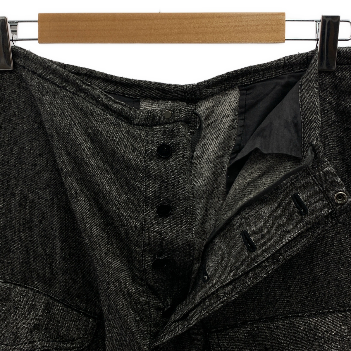 blurhms / ブラームス SILK LINEN F1B PANTS シルクリネン ミリタリーパンツ