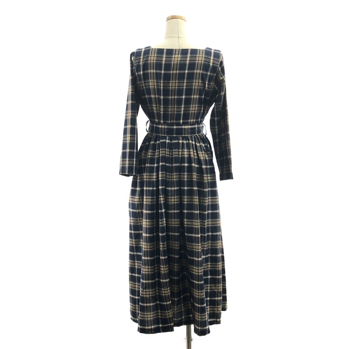 madder madder / マダマダ Luna magical sleeve check dress ルナ  チェック ドレス ワンピース