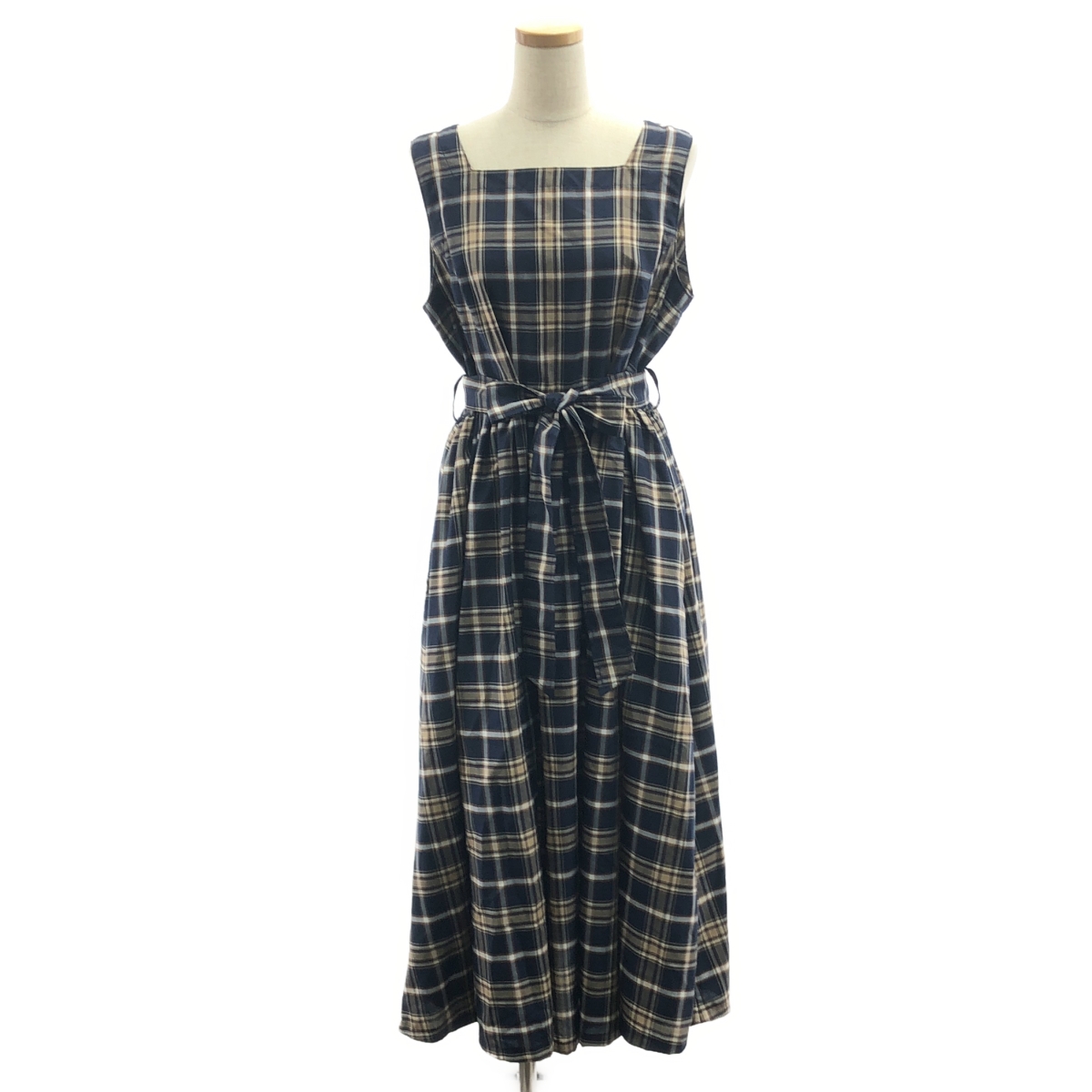 madder madder / マダマダ Luna magical sleeve check dress ルナ  チェック ドレス ワンピース