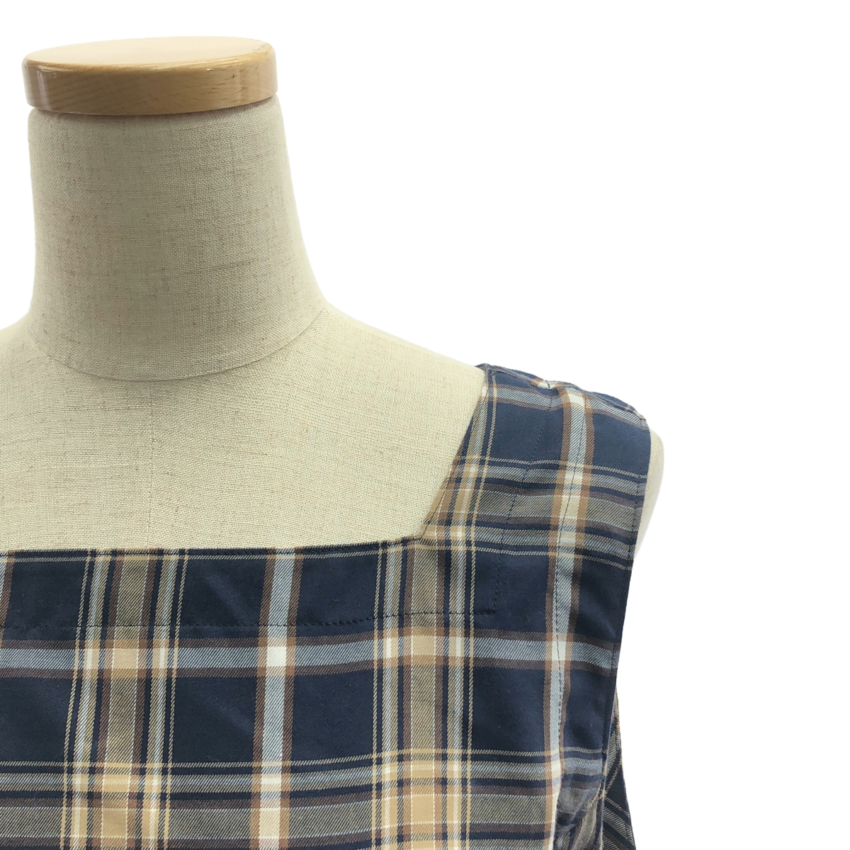 madder madder / マダマダ Luna magical sleeve check dress ルナ  チェック ドレス ワンピース