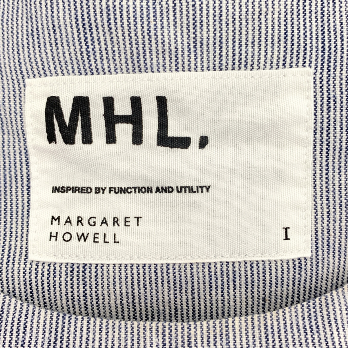 MARGARET HOWELL / マーガレットハウエル コットン ストライプ ノースリーブ ワンピース