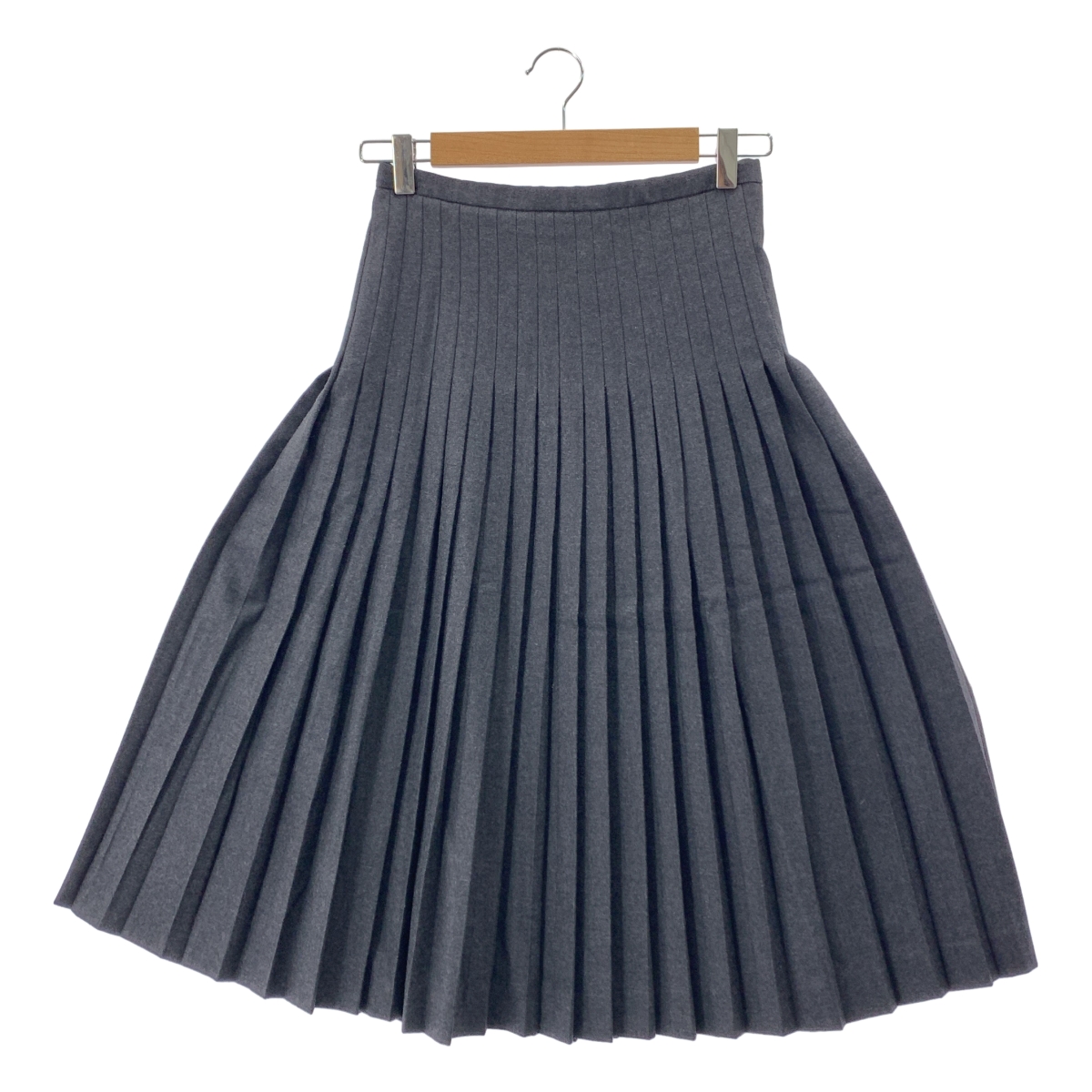 CELINE / セリーヌ フィービー期 カシミヤ ウール バックジップ プリーツ スカート