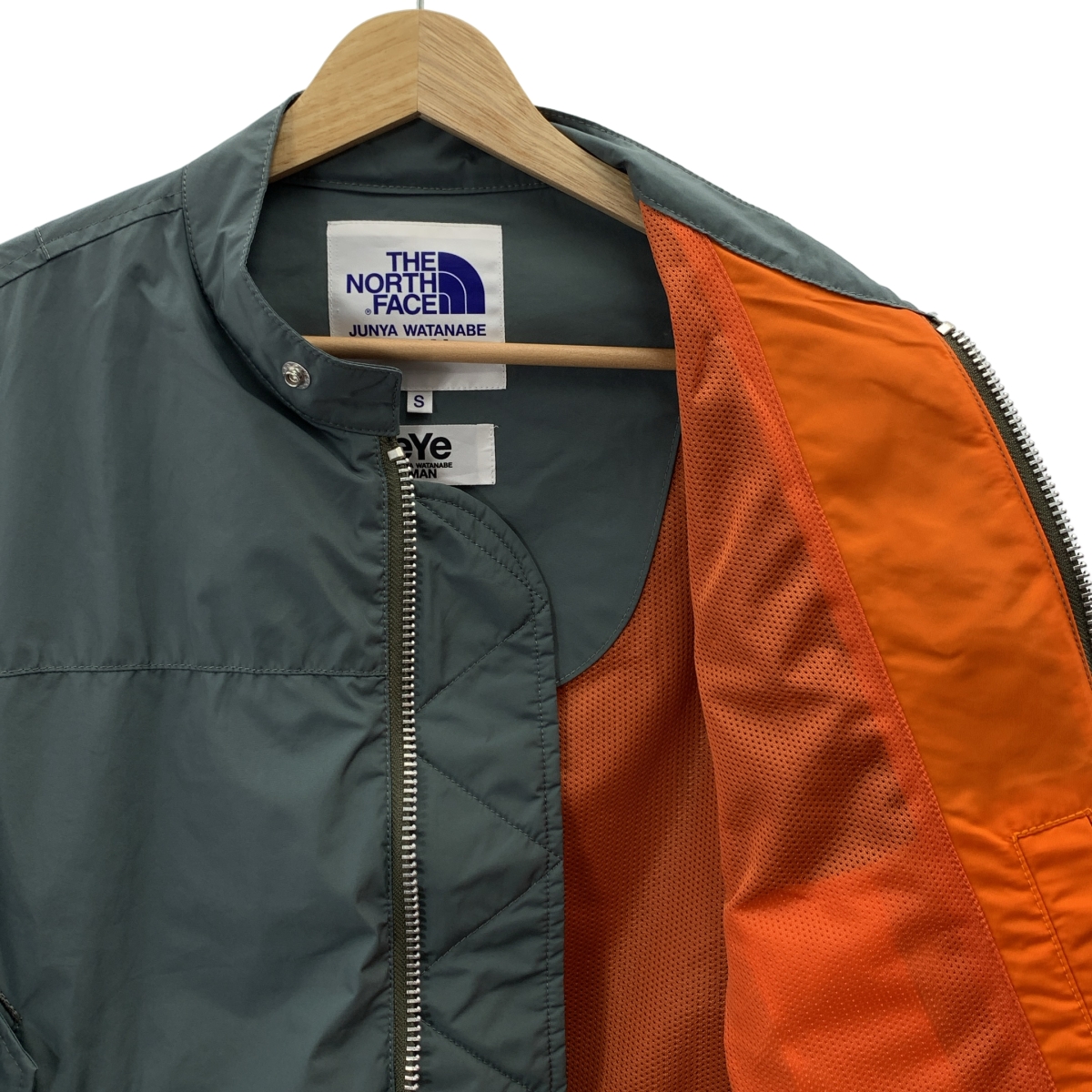 eye JUNYA WATANABE COMME des GARCONS MAN / アイジュンヤワタナベ マン ×THE NORTH FACE ノースフェイス / GORE-TEX エステルタフタラミネート フライト ライダース ブルゾン